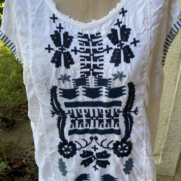 Johnny Was/Biya Johnny Was bohemian Aztec style dress w/ embroidery & pockets - Picture 7 of 15